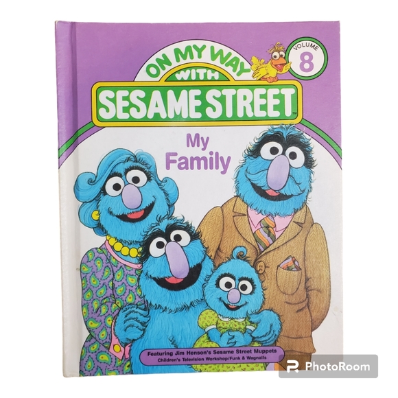 Vintage 80s SESAME STREET "On My Way" Lot. Books #8 #9 #10 Jim Henson's Muppets - Picture 2 of 7